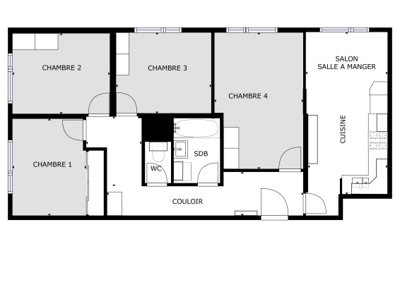 Plan des chambres