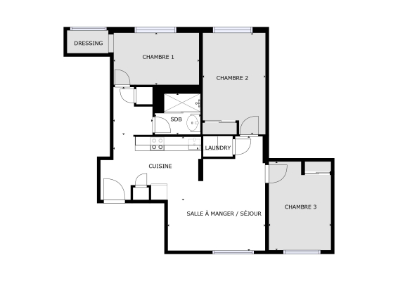 Plan des chambres