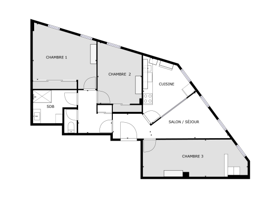 Plan des chambres