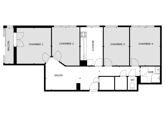 Plan des chambres