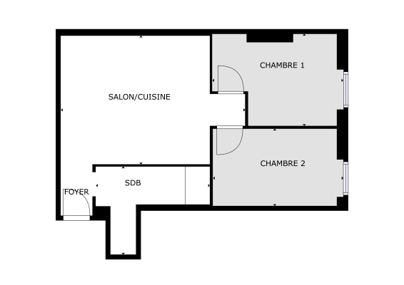 Plan des chambres