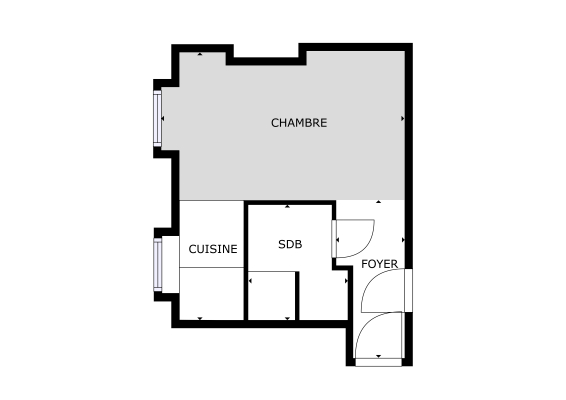 Plan des chambres