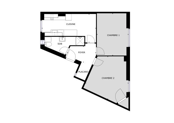 Plan des chambres