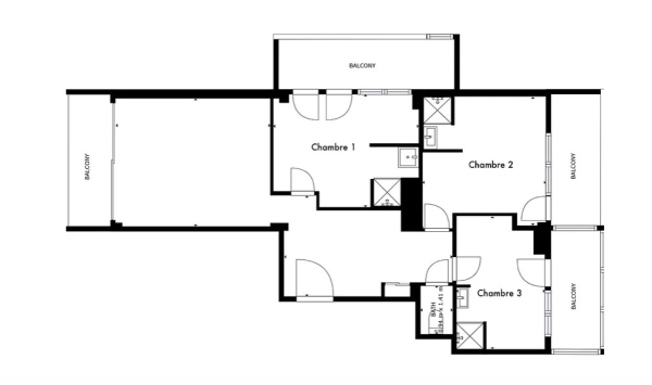 Plan des chambres